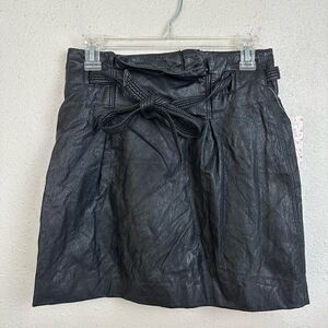 NWT Free People Women’s Faux Leather Skirt